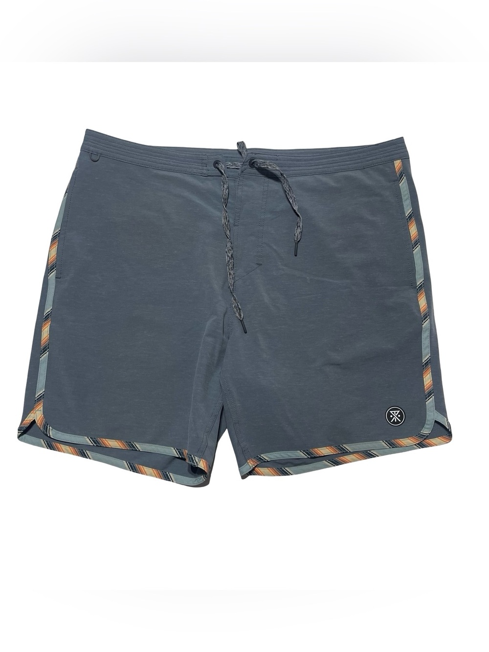 Roark Passage 18" boardshorts Geometric Multicolor Lining Men’s 36 Swim Surf